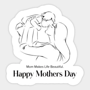 happy mother day Sticker